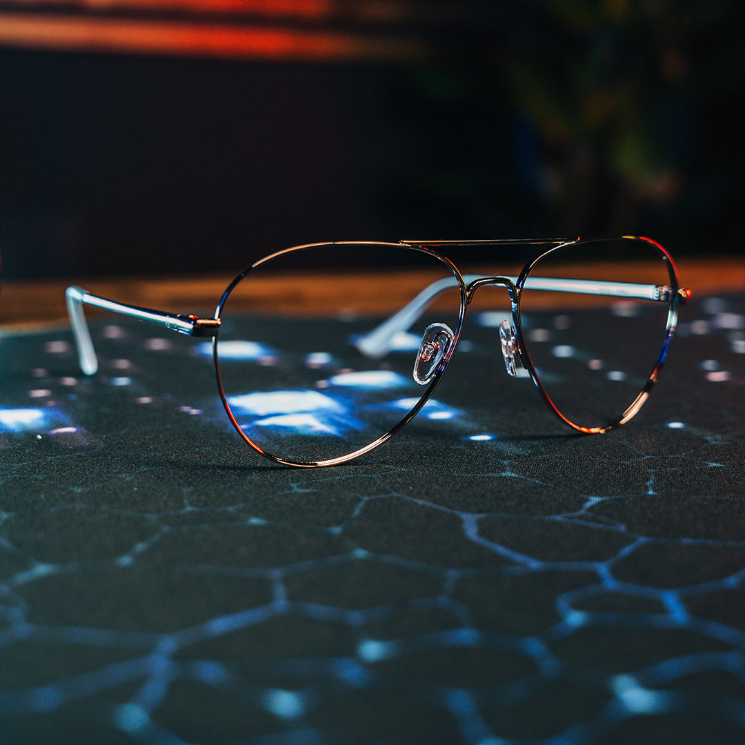 Diablo Sleep Dream Rose Bluelight Blocking Gaming Glasses Front