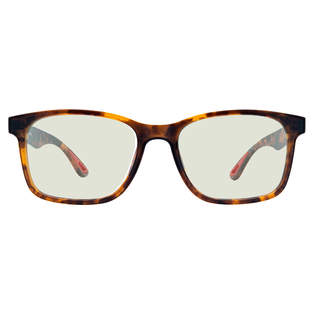 Tortoise Gamer Glasses Front Dream Lens #color_bonfire