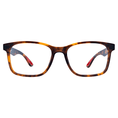 Tortoise Gamer Glasses Front Focus Lens 