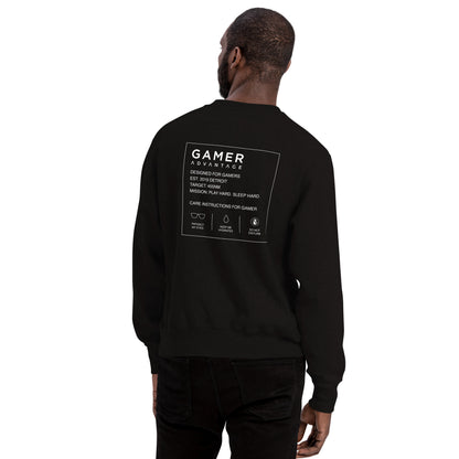 Champion Sweatshirt Gamer Care Instructions Back